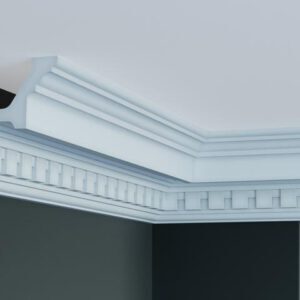 Cornices between ceiling and wall